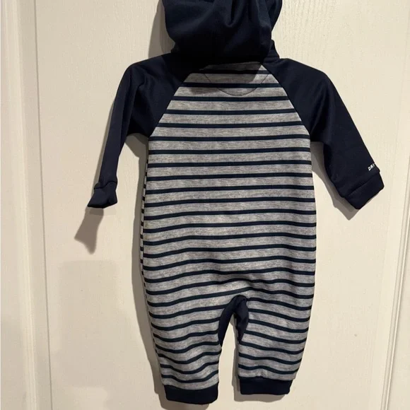 Nike Kids Striped One Piece - Navy and Red - Picture 3 of 3